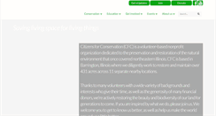 Desktop Screenshot of citizensforconservation.org